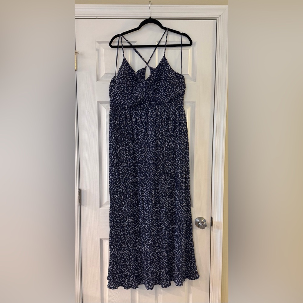 a new day Spaghetti Strap Navy Maxi Dress